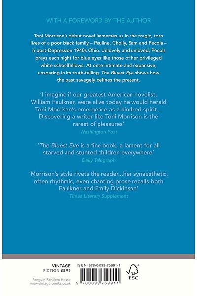 Penguin Books Toni Morrison's The Bluest Eye Book