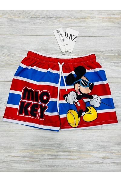 mikam Boy - Water Repellent Parachute Fabric Stylish Design Pool and Sea Shorts