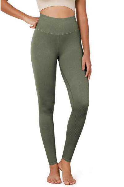 Hepsine Rakip Visok struk Rebrasto Ženske sportske tajice - Elastično 4117