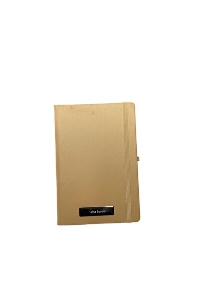 Kerem ofis Notebook Termo Deri 15x21 Kenar Boyalı Çizgili Lastikli Çizgili De...