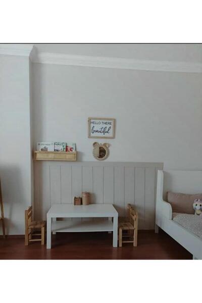 Renkli Duvarlar İskandınav Model 1 Adet 4×120 Cm PVC Çıta Koridor Salon Tasarım Pvc Duvar Çıtası Boyanabilir Paris