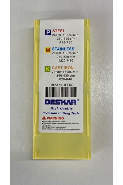 DESKAR DCMT 11T308-MV  LF 6018 ELMAS UÇ
