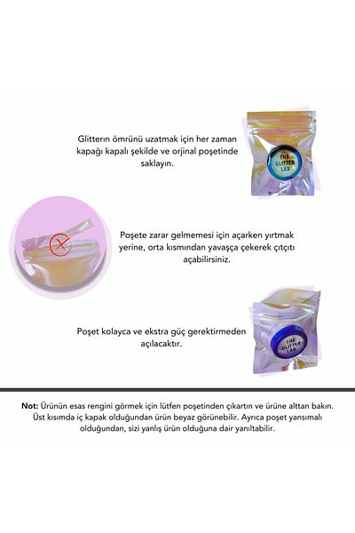 The Glitter Lab Glossy Glitter with Gel Form - It's Not Farfalle
