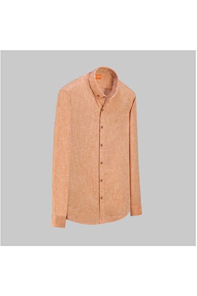 Sarar GOIAS W LONG  KETEN SLİM FİT GÖMLEK