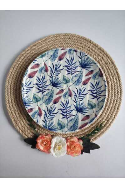 Tulu 24 Cm Floral Patterned Serving Plate - 1 Piece