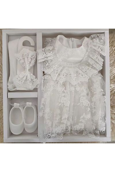 Pugi Baby Baby Girl Orchid Mevlütlük Set