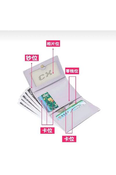 synshop Sanrio Kuromi Cinnamoroll My Melody Melody Pochacco Leather Wallet Card Holder Gift