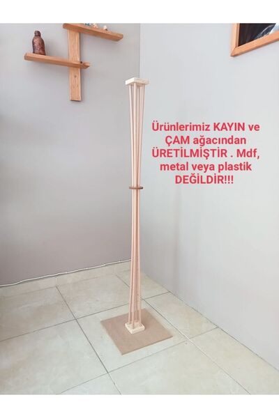 Balsa Dekor Ahşap Lambader