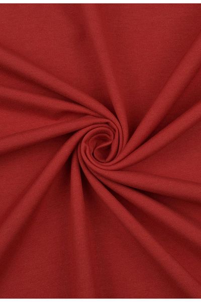 perlina home Kitchen Chic Solid Color Farbela Red (Size X Width)