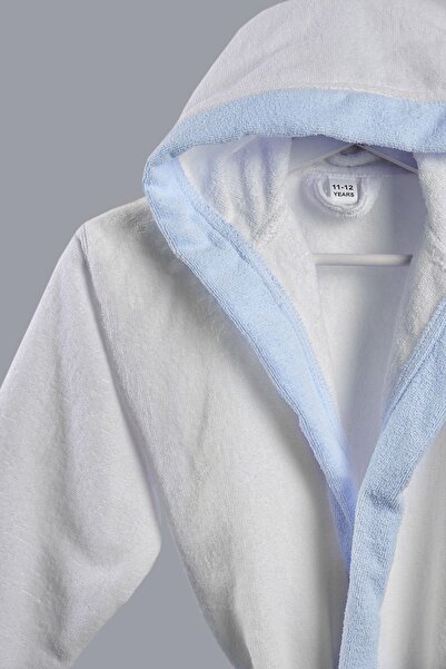 MODELHOME Hooded Microcotton Fabric 100% Cotton Baby / Child Bathrobe or Dressing Gown