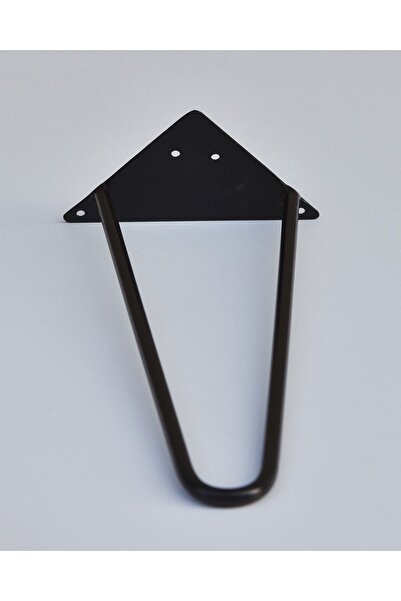 Tem Dekor 3 Adet 40 Cm Siyah Firkete Metal Ayaklar