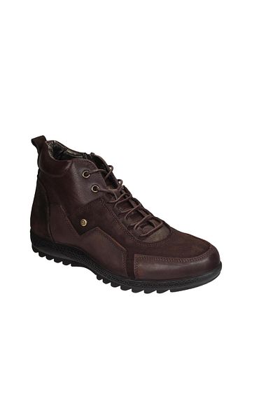 M.P. M.pMen's Black Genuine Leather Laced Cold Resistant Boots