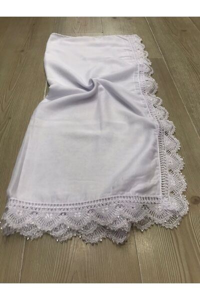 ALLURİNG THE BETTER ONE Kadın Dantelli Iğne Oyalı Taşlı Tesettür Namaz Mevlüt...