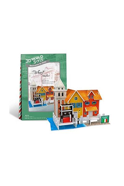 Cubic Fun Home Model Puzzle - Italian Flavor