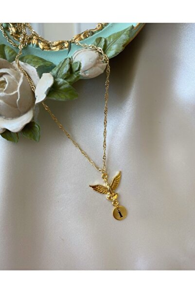 Asia by Leuvoié I Harfli Anka Kuşu Kolye