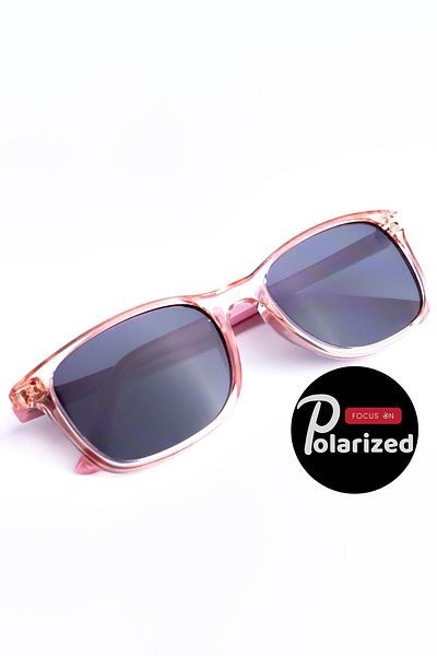 Focus On 4-8 Years Pink Polarized Children's Sunglasses