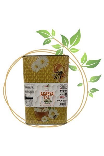 Baştan Yöresel 5kg Teneke Akasya Balı (tanıtım Amaçlı)