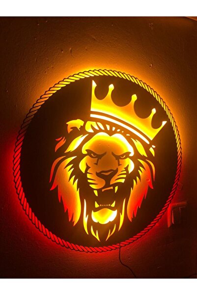 karbonsoft Aslan Led Işıklı Tablo