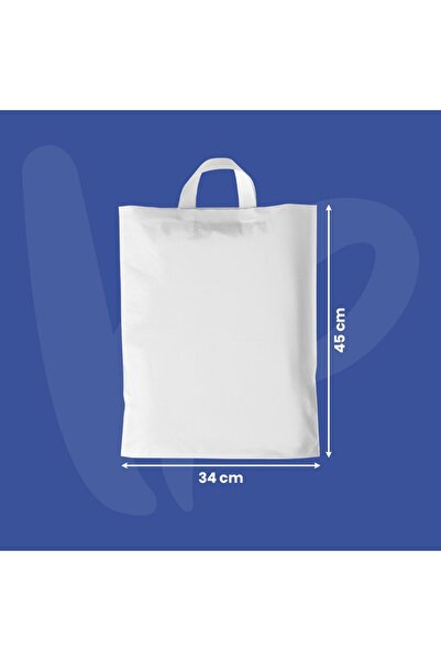 KARGOPEK Baskısız Yumuşak Sapli Mağaza Poseti 34*45 (500 ADET)