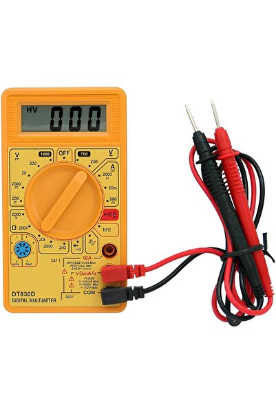 Genel Markalar Dijital Avometre Multimetre Ölçü Aleti DT-830D