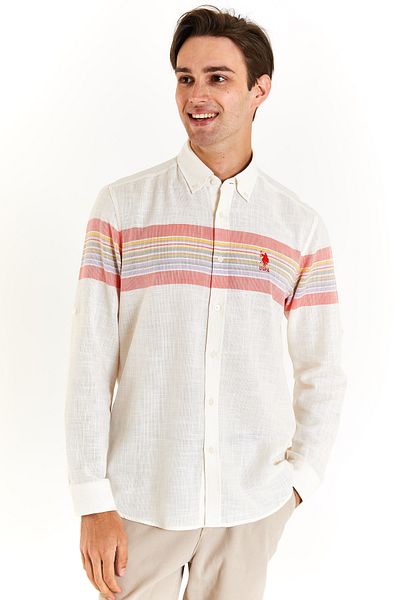 U.S. Polo Assn. Ανδρικό αθλητικό πουκάμισο με κανονική εφαρμογή U.S. POLO - G081SZ004.000.1838305 Levi