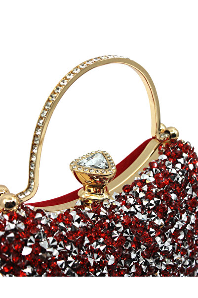 Çanta Sepetim Stone Detailed Evening Bag