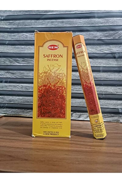 HUNATASARIM 20 Adet Çubuk Tütsü Saffron Kokulu