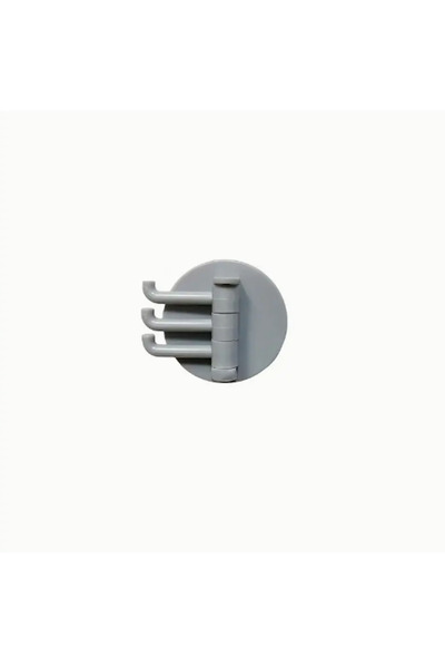 Generic Brand 3-Branch, Self-Adhesive, Non-Removable Hanging Hook - Multifunctional Rotating Hanger, Hook