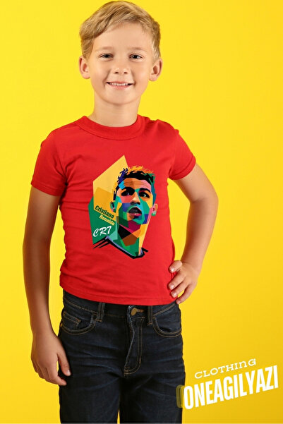 oneagılyazı Tricou pentru băiat Cristiano Ronaldo 002 - Tricou proiectat