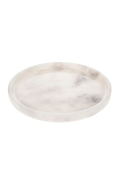 ege gross Decorative Natural Marble Tray Serving Presentation Plate