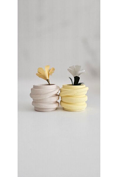 LAURELWOOD Laurel-wood 2-Piece Concrete Vase Set