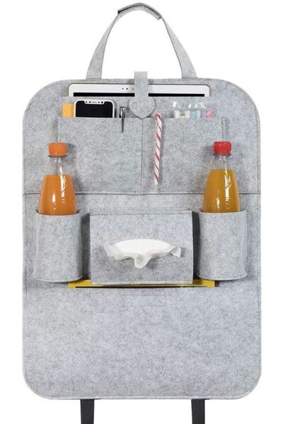 BYENS Araba Koltuk Arkası Organizer Eşya Düzenleyici Bagaj Düzenleyici Keçe Ç...