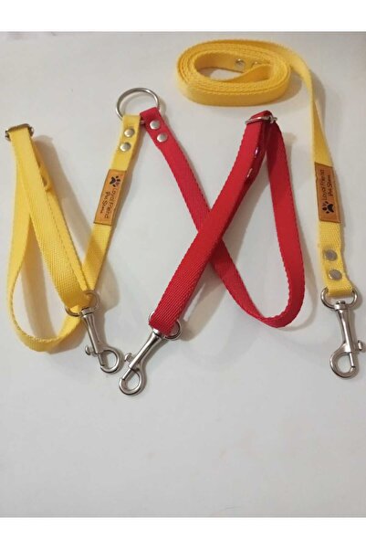Loyal Friend Store KÖPEK İKİLİ SEVK KAYIŞI VE 1.50CM LİK GEZDİRME KAYIŞI SETİ...