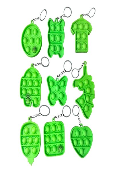 Hyd 10 Pieces Toy Popit Keychain Buy Lots Pay Less Gift Birthday Gift Karne Gift