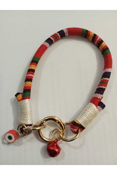 Loyal Friend Store Zilli Kedi Köpek için Kilim Desenli Bohem Boyun Tasması KI...