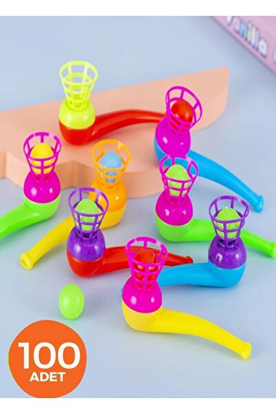 Hyd 100 Adet Top Üfleme Oyunu Nefes Egzersiz Oyuncağı Toplu Karne Hediyesi Doğum Günü Hediyesi