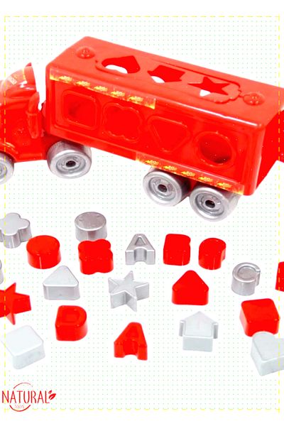 OMZ 1 Pcs Detachable Safe Find-Plug Truck Girls Boys Kids Educational Montessori Toys