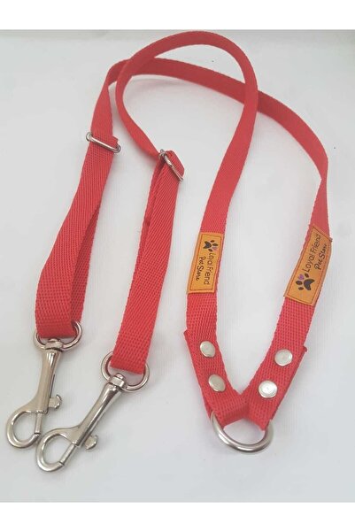 Loyal Friend Store Küçük Irk Ikili Sevk Kayışı Kırmızı