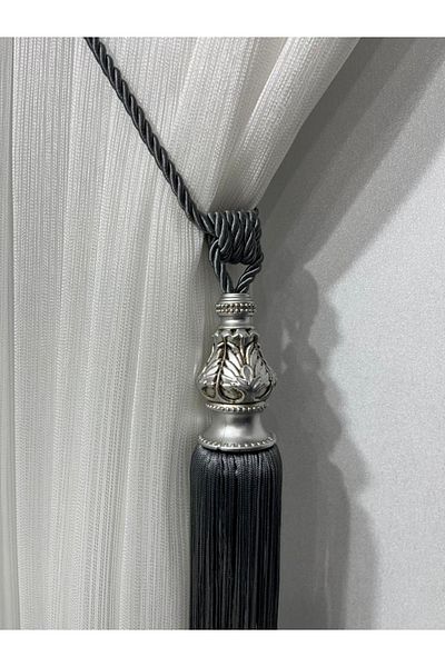 Halis Ticaret Luxury Background or Tulle Curtain Binding Apparatus Cornişe Takmatik Single Piece