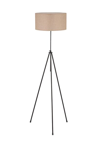 NisaLuce Nisa Luce Piramit Metal Lambader - Sütlü Kahve Başlık