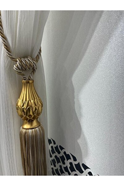 Halis Ticaret Dispozitiv de fixare pentru perdele din fundal sau din tul Corn...