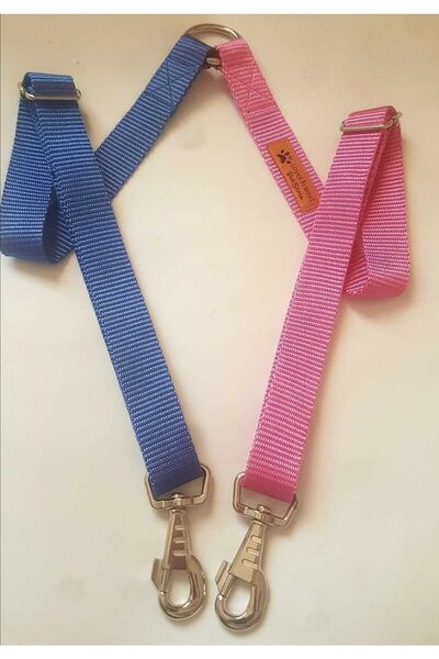 Loyal Friend Store Köpek Gezdirme Kayışı 2li Koyu Mavi Ve Pembe 2 Renk