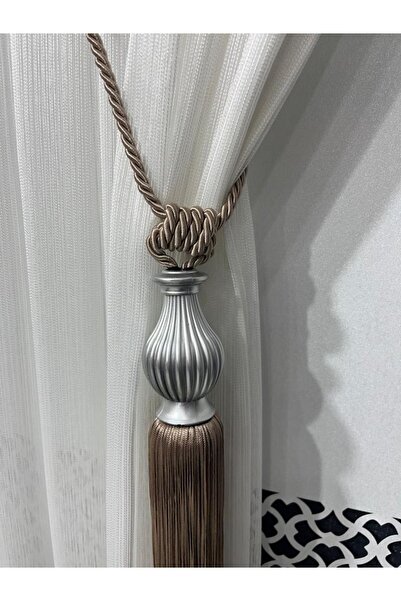 Halis Ticaret Dispozitiv de fixare pentru perdele din fundal sau din tul Corn...