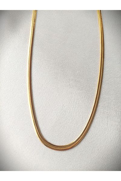ERKA AKSESUAR Italian Chain Steel Necklace 3.5 mm Unisex