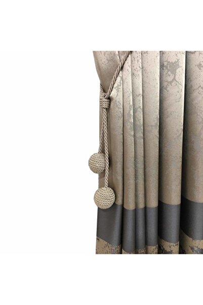 Halis Ticaret Fon Perde Bağlama Aparatı Kornişe Takmatik Tek Adet Kahve