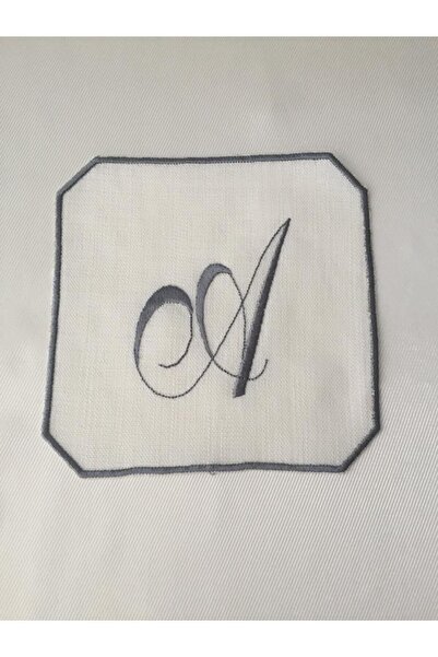 AFA TASARIM Söz & Nişan Mendili, Tepsi Örtüsü, Kişiye Özel Harf Nakışlı Kahve Yanı Sunum Peçetesi