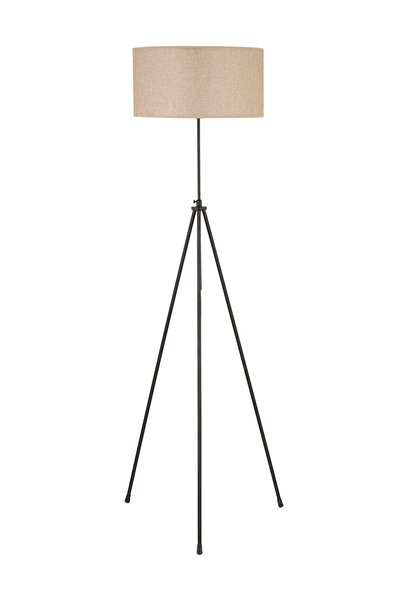 NisaLuce Nisa Luce Piramit Metal Lambader - Sütlü Kahve Başlık