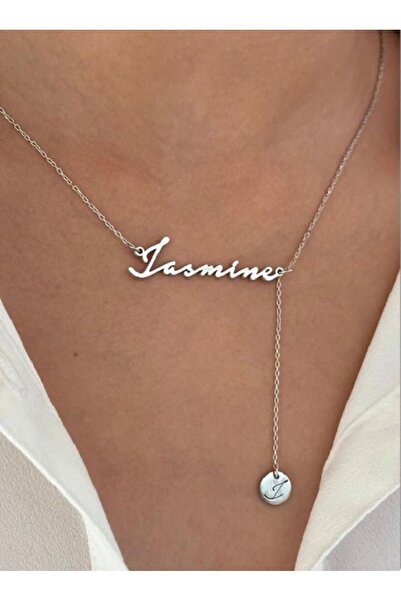 Gold Garden İsimli kolye Çelik kolye Kişiye özel kolye Hifadiamond