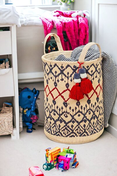 BYENS Kirli Çamaşır Sepeti Dolap İçi Düzenleyici Organizer Saklama Kutusu Oyu...