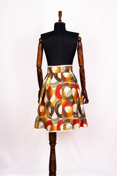 Sihirli Düğmeler Vintage Skirt